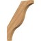 Ekena Millwork 3 1/2"W x 26"D x 32"H Funston Smooth Knee Brace, Western Red Cedar BRC04X26X32FST00SWR - alternate 1